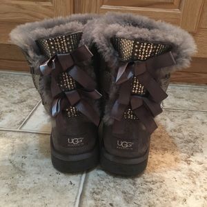 UGG Bailey Bow Holiday Edition boots