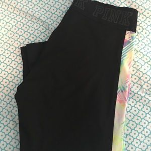 Pink  ultimate cropped leggings