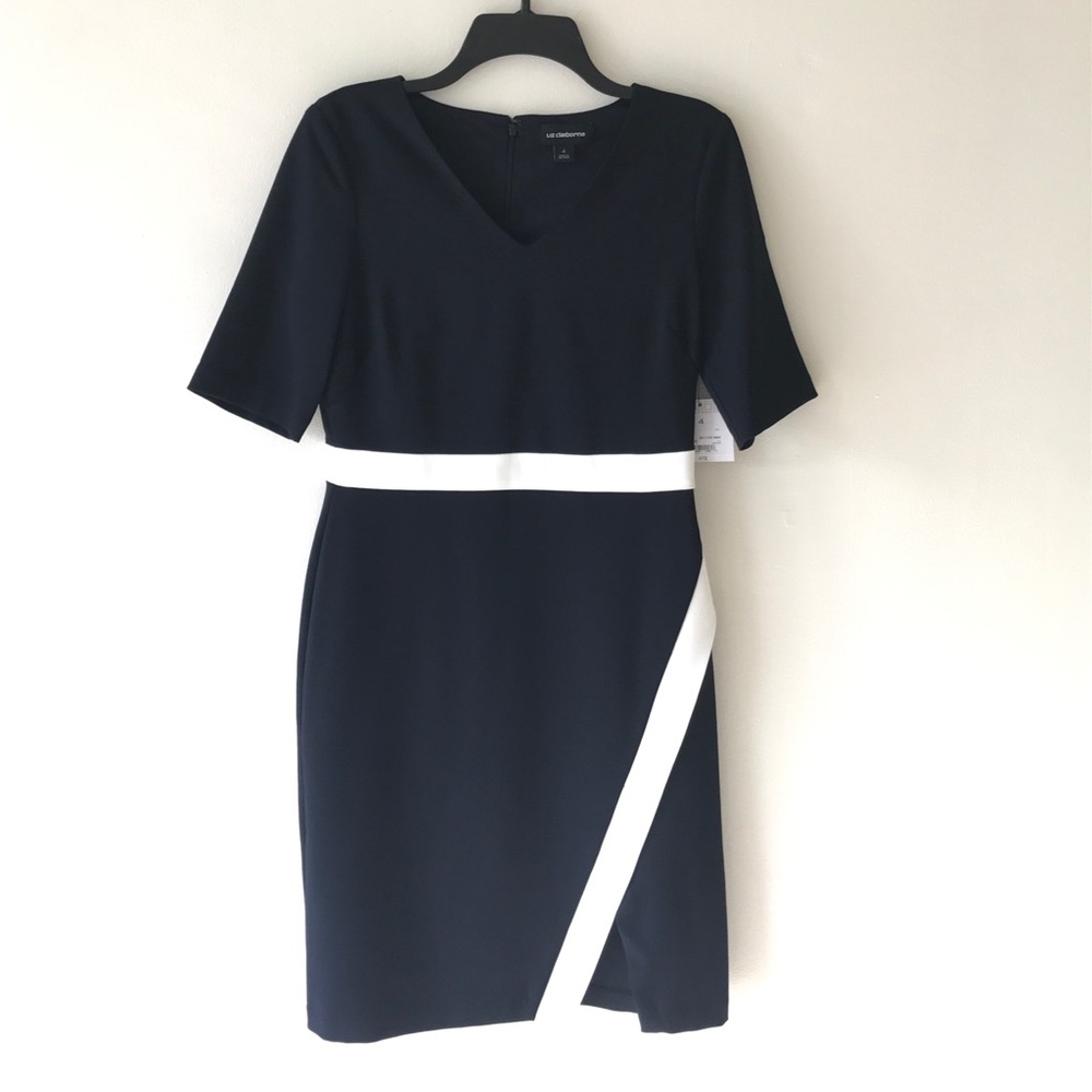 Navy Liz Claiborne Dress