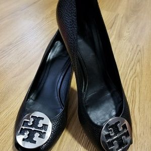 Tory Burch Sally Peep-Toe Wedge Pump
