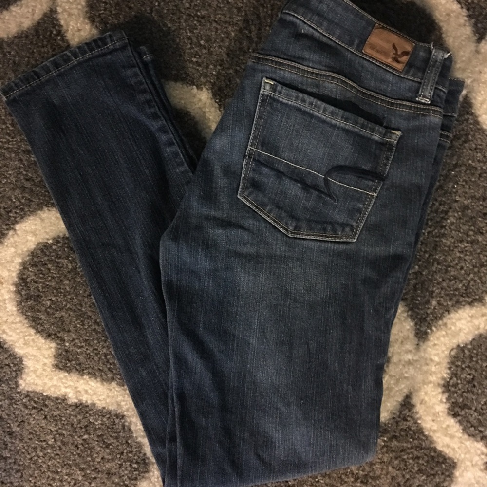 American Eagle size 6 short skinny stretch jeans