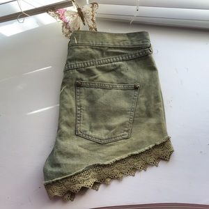 Free People shorts!