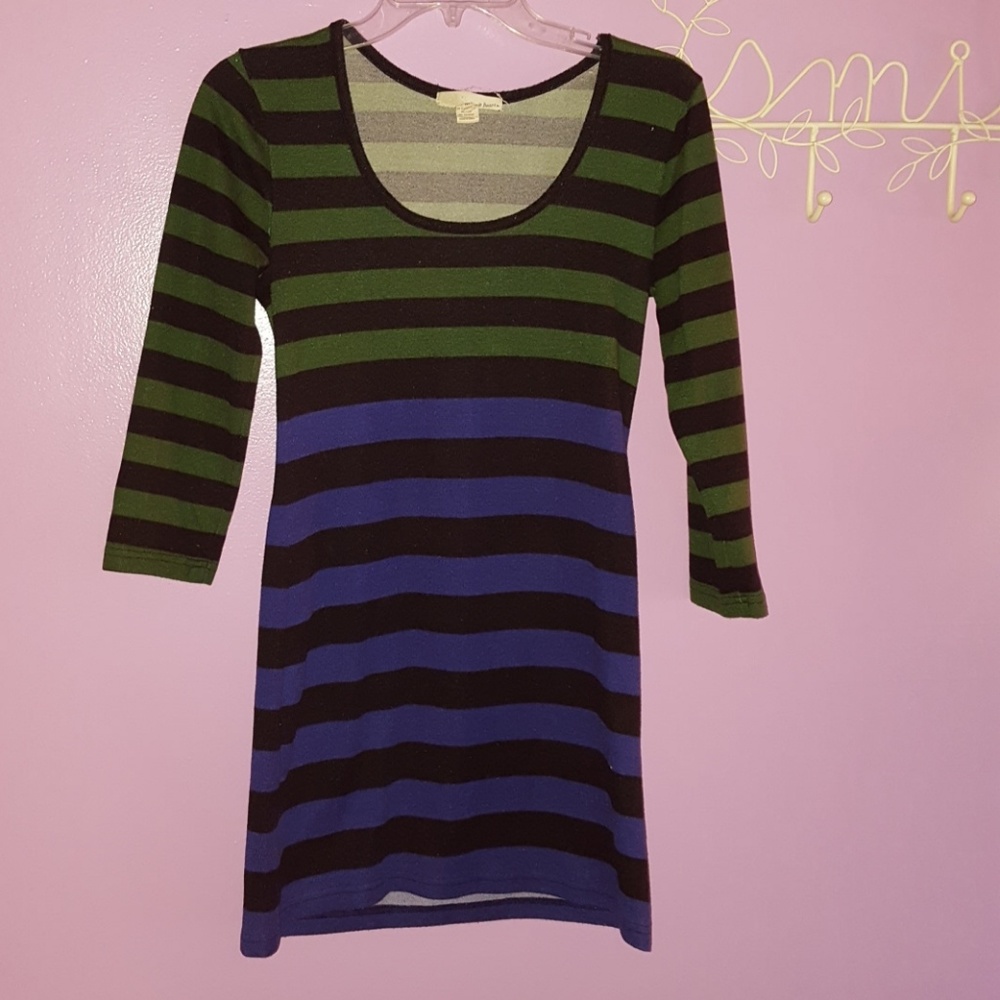 Form fitting sweater dress