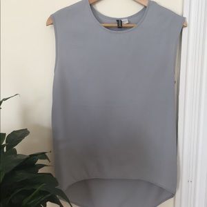 H&M pale blue sleeveless top. Size 2.