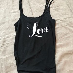 Victoria's Secret "love" pajama tank