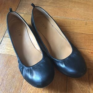 J.Crew black flats