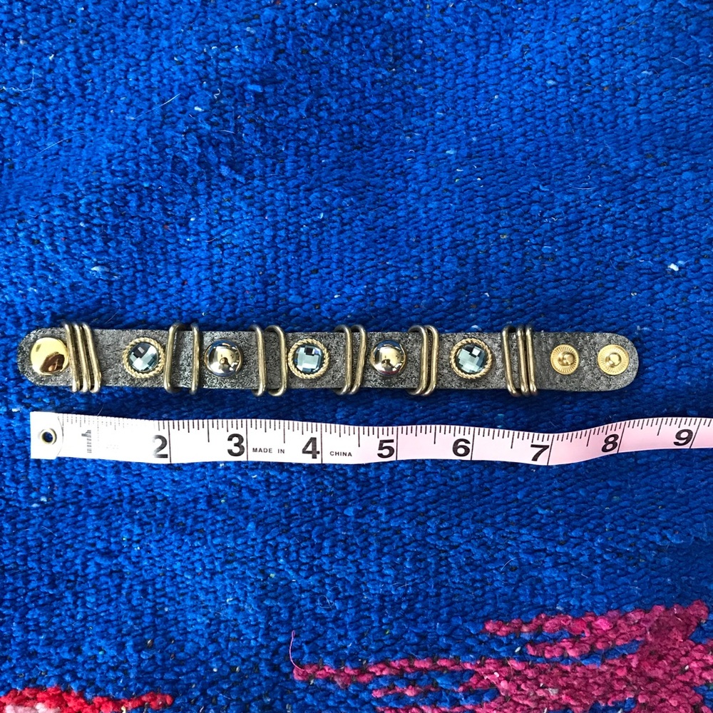 Leather Snap Bracelet