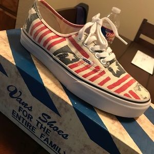 Retro Flag Vans. Ltd Van Doren!