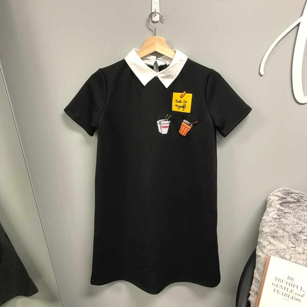 Zara - Trafaluc 16-17 Collection Patch Dress Small