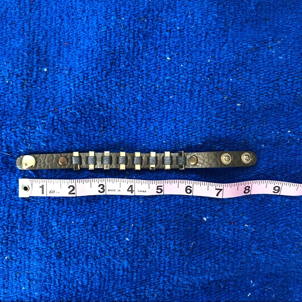 Leather Snap Bracelet