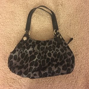 COACH Cheetah print purse