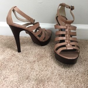 Aldo high heel platform  sandal.