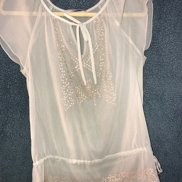 Delicate seafoam green blouse: banana Republic - Picture 1 of 3