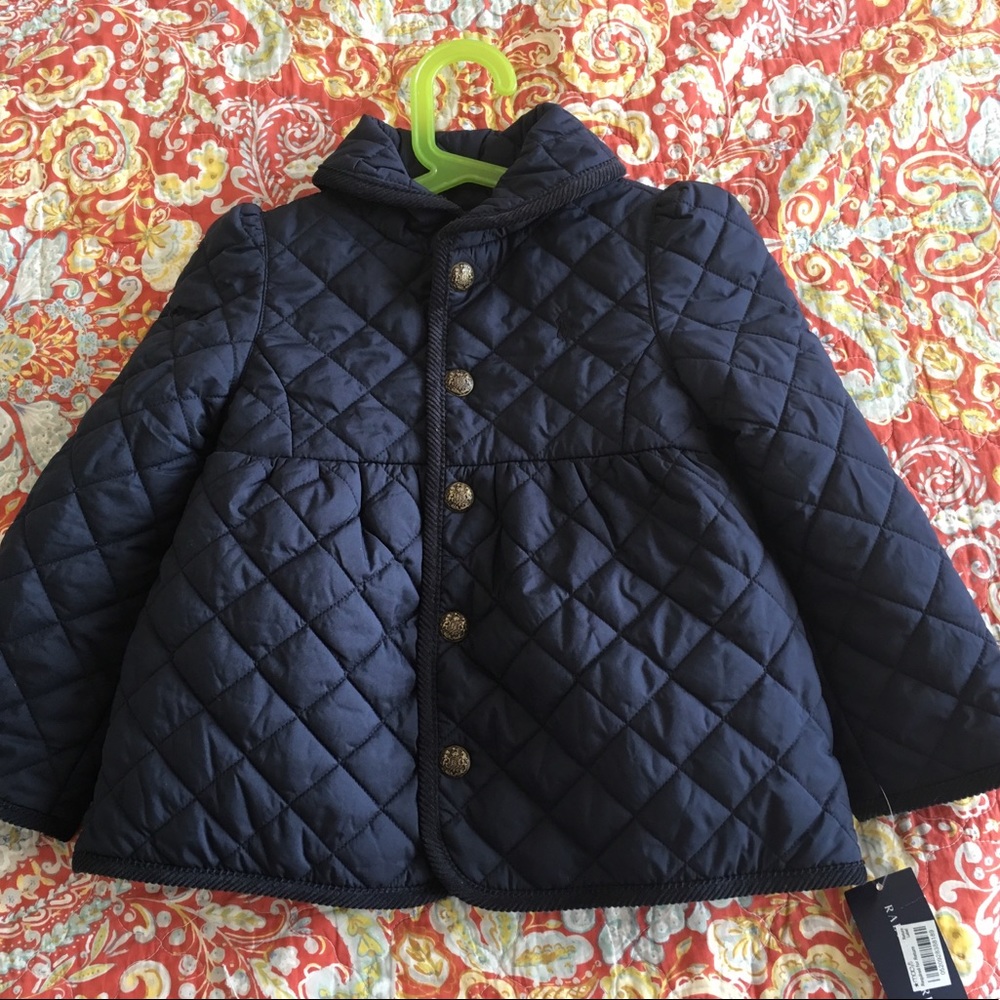 Ralph Lauren Navy girls jacket! Size 4T