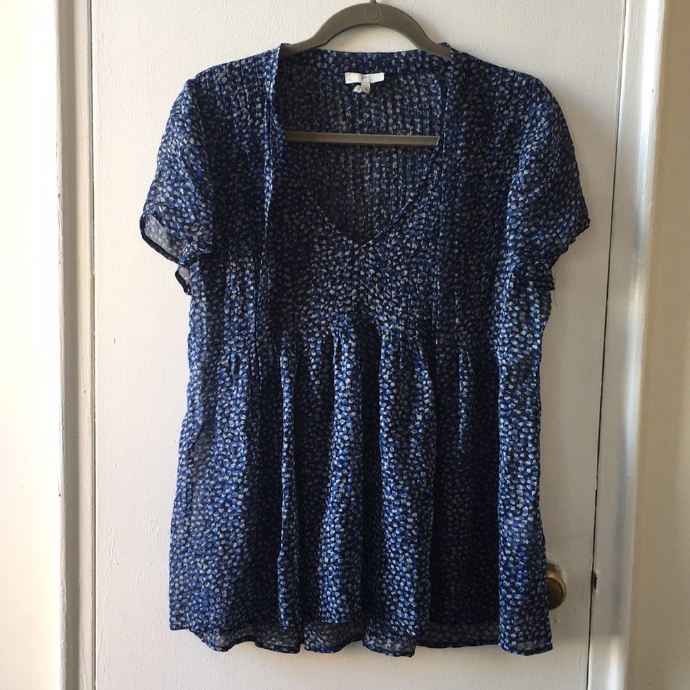 Joie Silk Patterned Blouse