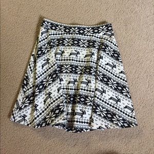 Reindeer skater skirt