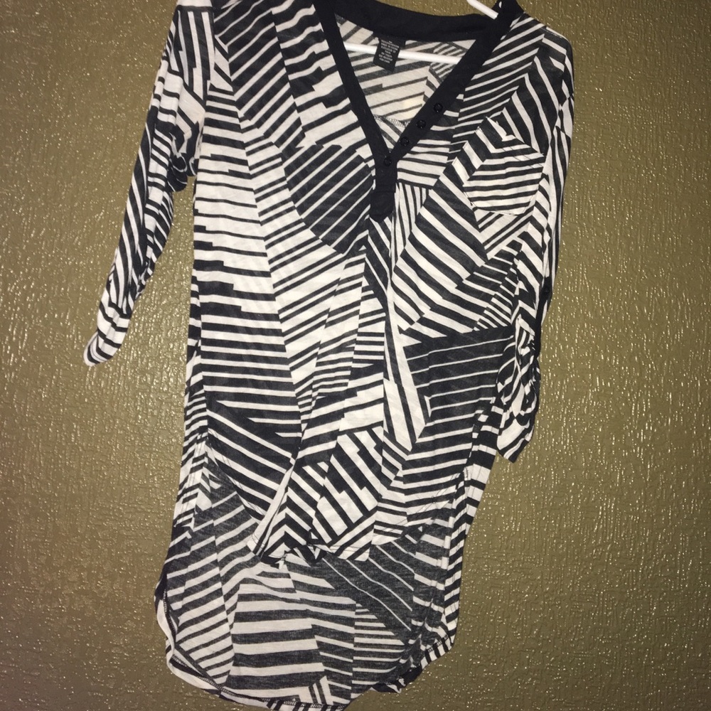 Cute v button neck