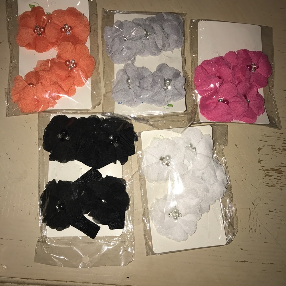 head bands with matching footless sandals