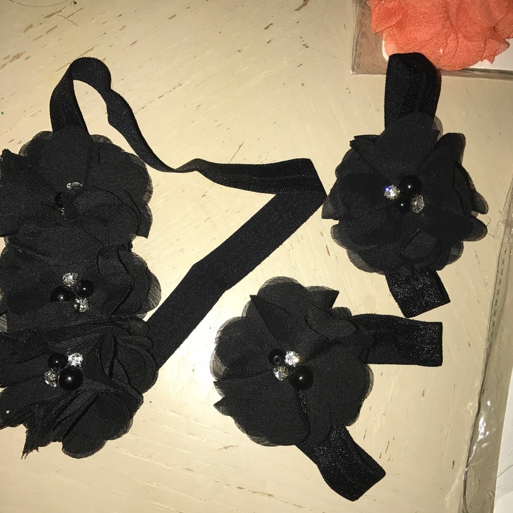 head bands with matching footless sandals - Picture 2 of 2