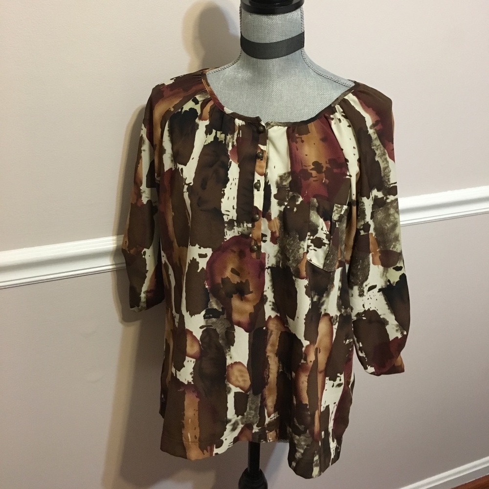 EIGHT SIXTY. Gorgeous Print Blouse.