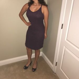 NWT PURPLE SWEATER DRESS