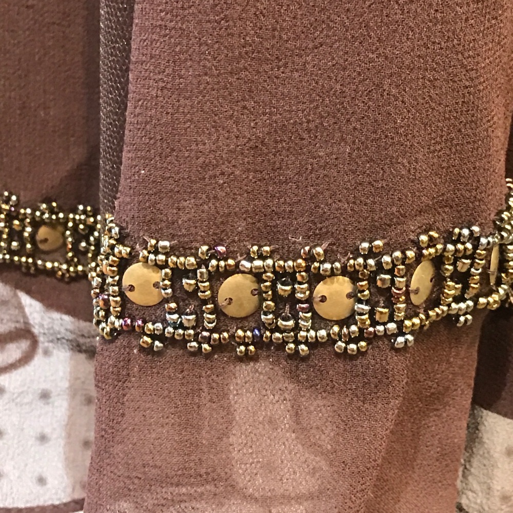 Sue Wong Brown embellished dress - Picture 4 of 8
