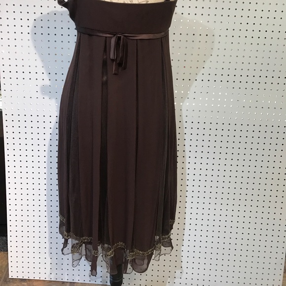 Sue Wong Brown embellished dress - Picture 6 of 8