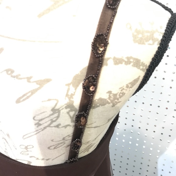 Sue Wong Brown embellished dress - Picture 8 of 8