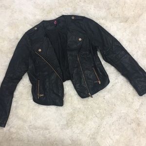 Leather Bebe jacket
