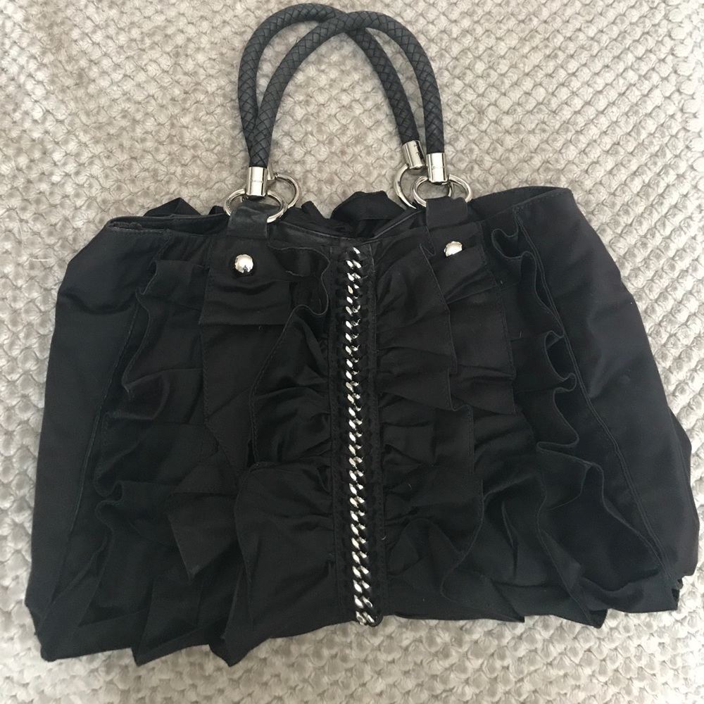 Bebe ruffle purse
