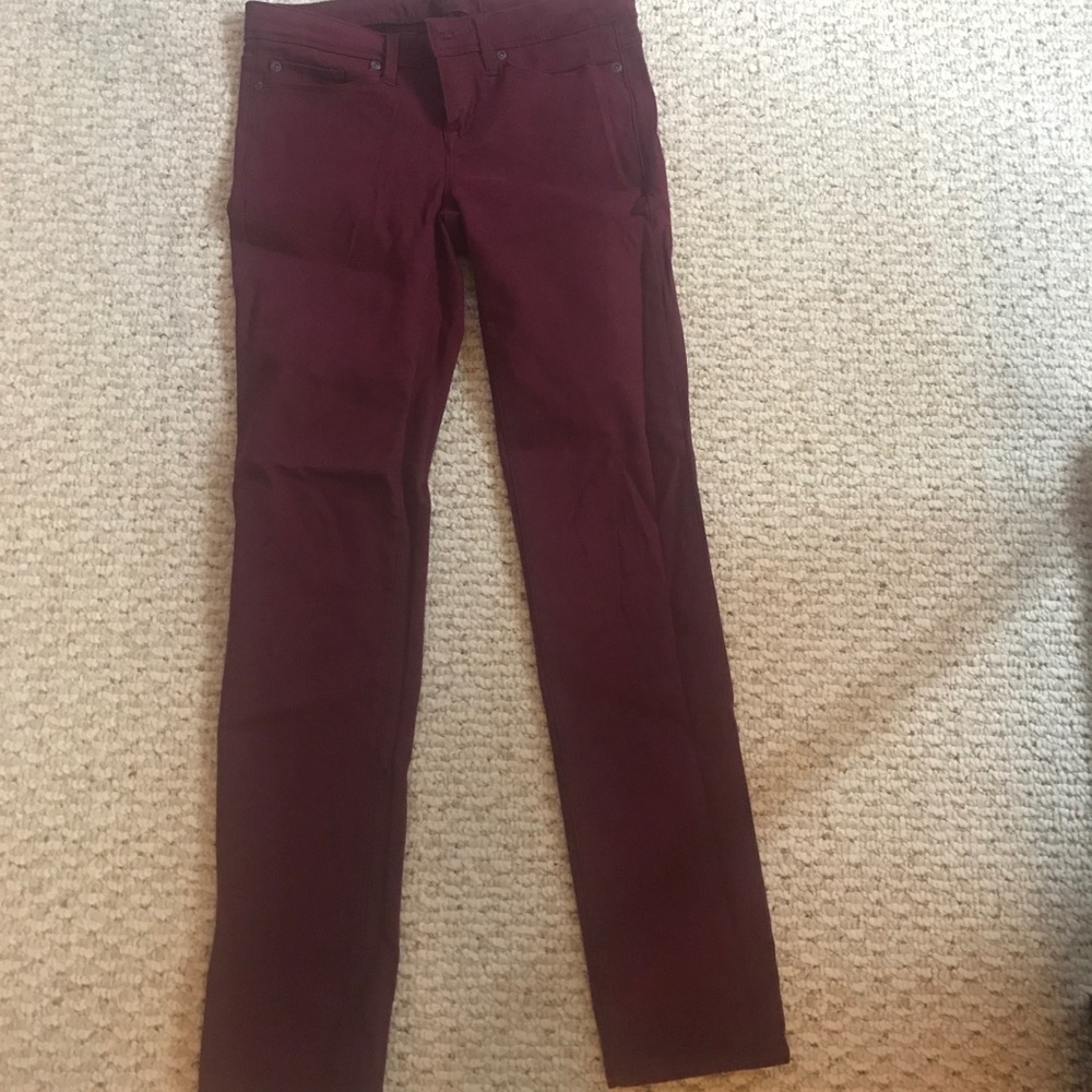 American Rag cranberry jeans