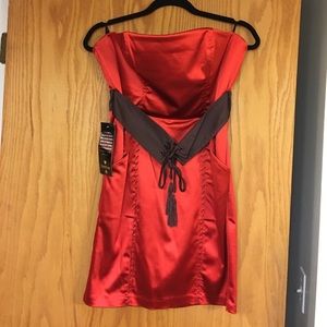 Bebe Montana Belted cocktail dress