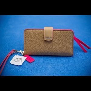 Coach leather wallet