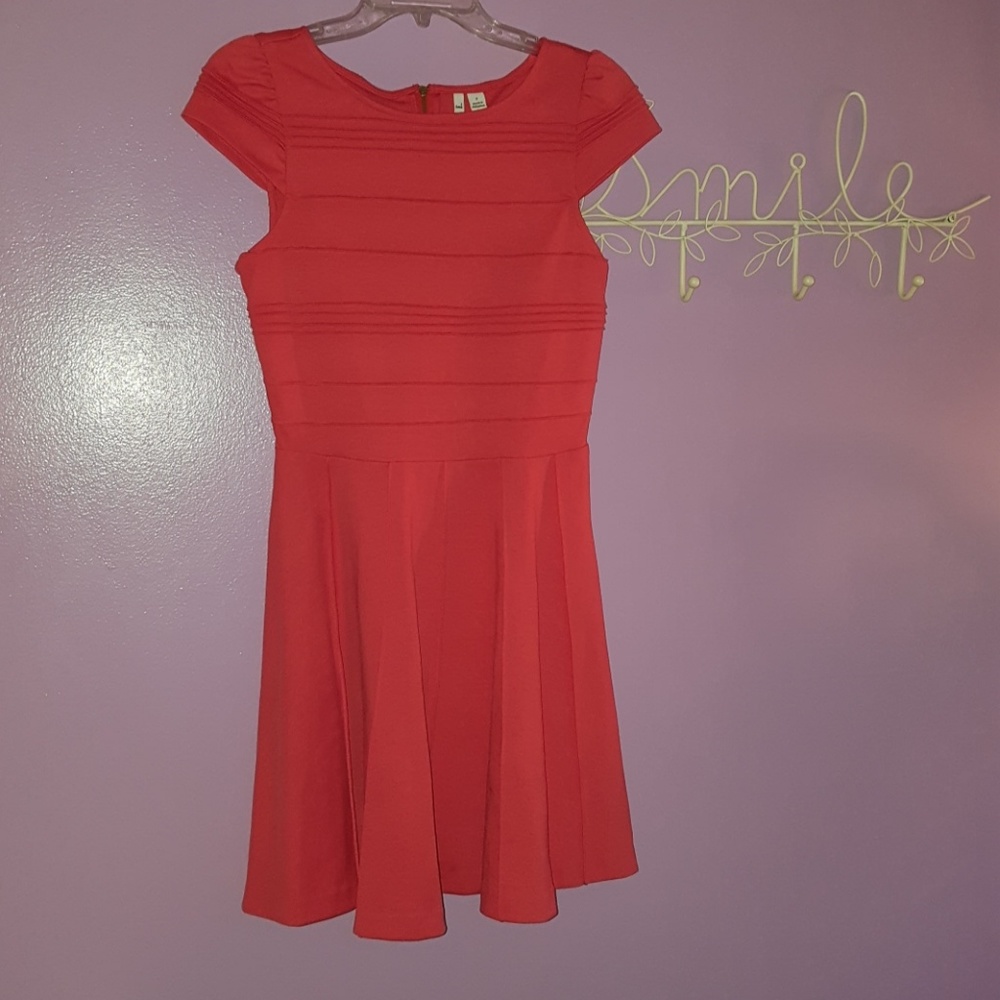 Coral color dress
