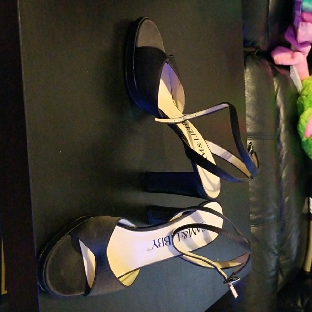 black heels