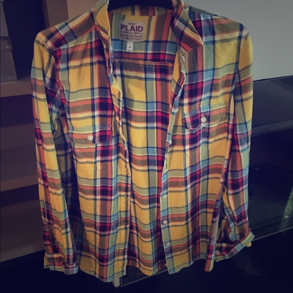 Old navy plaid shirt