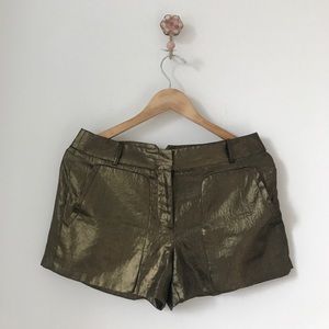 BCBG Max Azria short antique gold shorts size S
