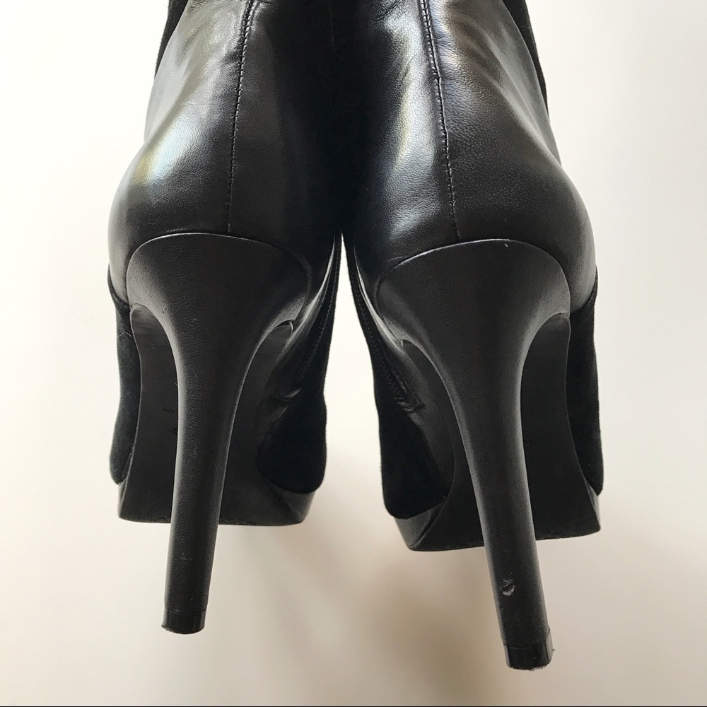 Antonio Melani Triangle Patchwork Suede Boots - image 4