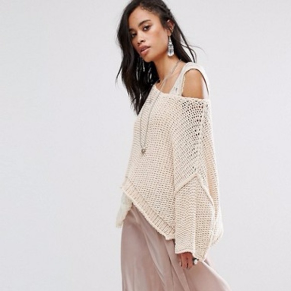 Free People Sweaters - Free People Halo Knit Oversized Sweater