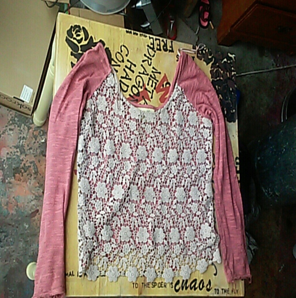 Donated!!!!! Free people crochet sweater