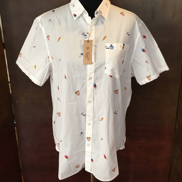 NWT An Original Penguin Summer Food Shirt - Picture 2 of 8