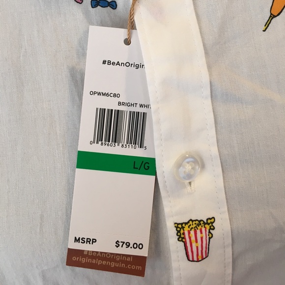 NWT An Original Penguin Summer Food Shirt - Picture 6 of 8