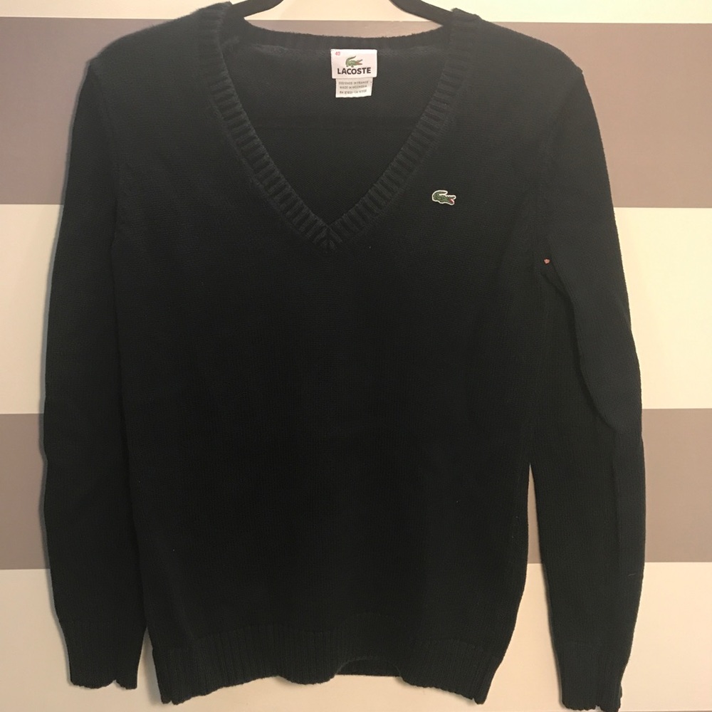 Lacoste Navy Knit Sweater