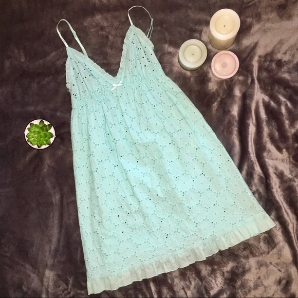 Victoria's Secret Other - Victoria's Secret Angels Eyelet Nightgown EUC
