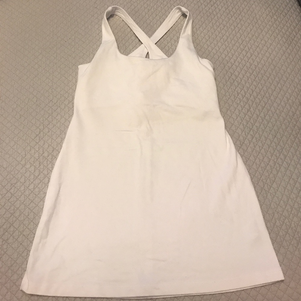 Beyond Yoga White Tank