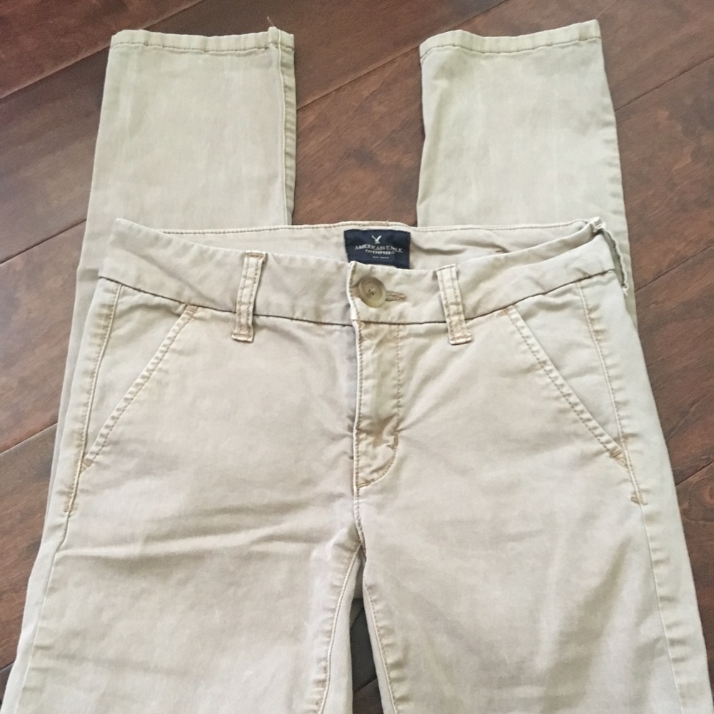 AEO skinny khakis