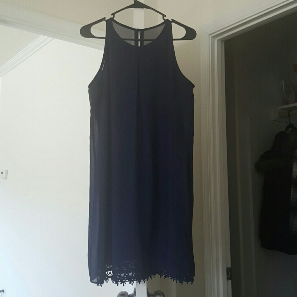 Navy underlay dress!