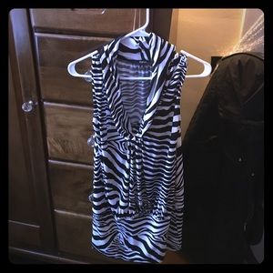 Zebra tunic dress