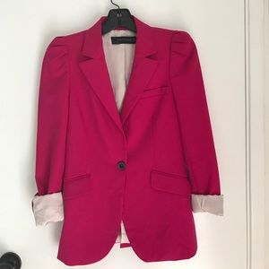Zara hot pink blazer good condition