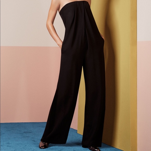 bcbg strapless jumpsuit